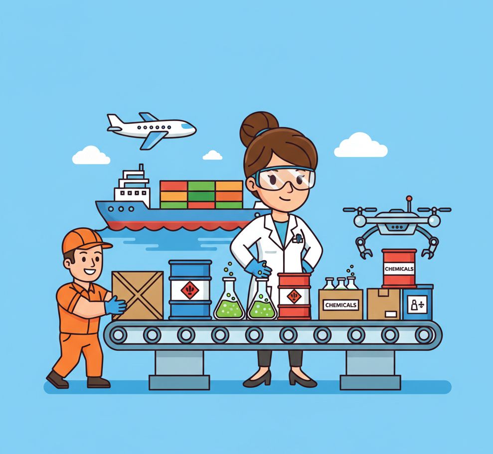 Bộ hồ sơ khai báo hoá chất nhập khẩu gồm những gì? (mẫu + ví dụ)