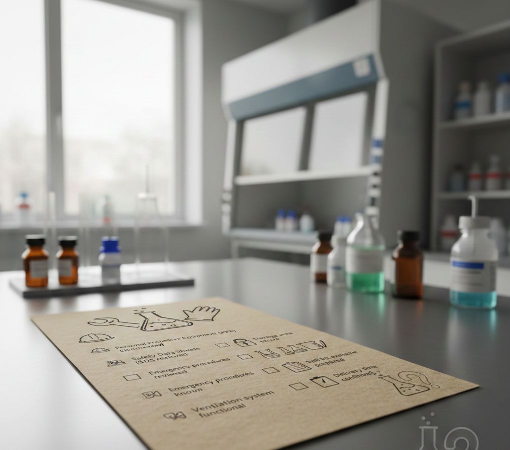 Checklist 1 trang: trước khi nhập hoá chất cần chuẩn bị gì?