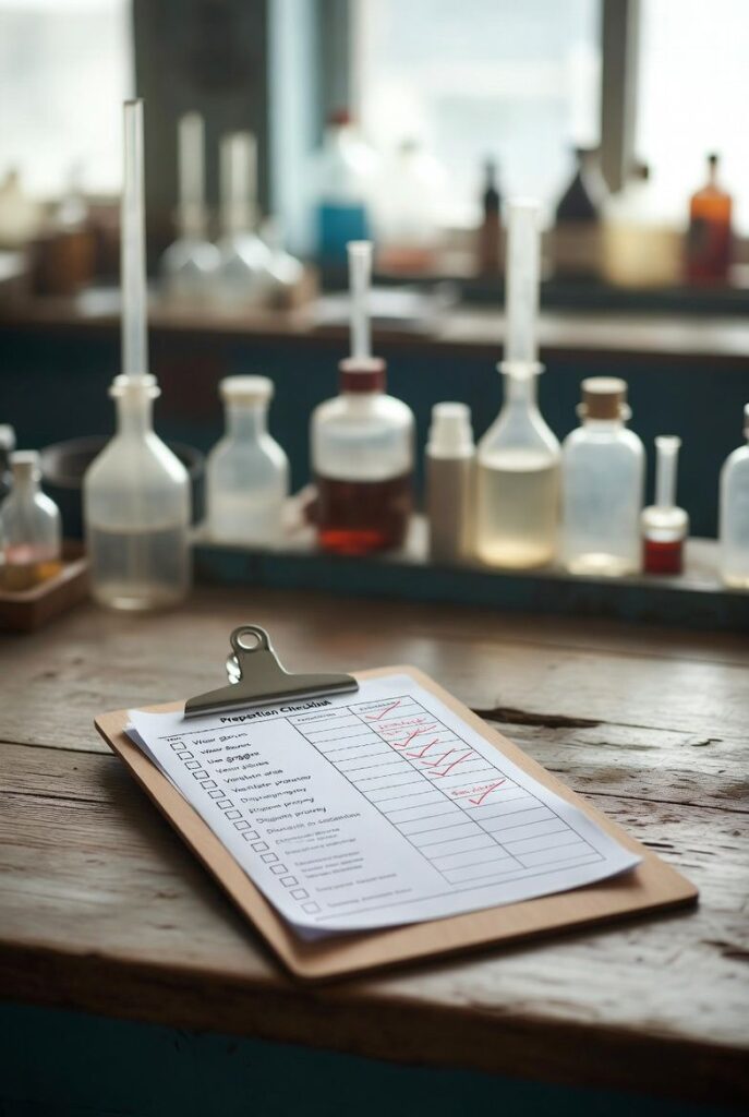 Checklist 1 trang: trước khi nhập hoá chất cần chuẩn bị gì?