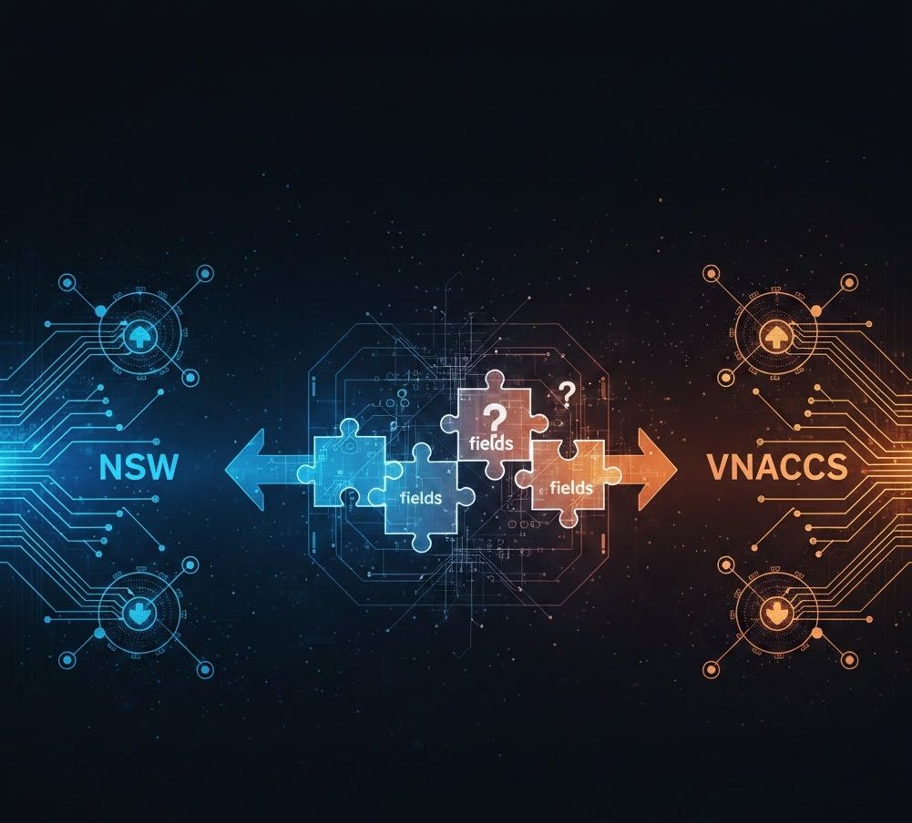Đồng bộ dữ liệu NSW với tờ khai VNACCS: map trường nào cho đúng?