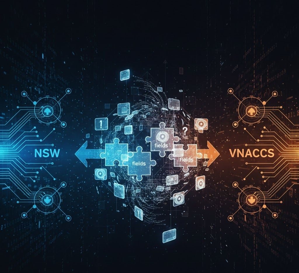 Đồng bộ dữ liệu NSW với tờ khai VNACCS: map trường nào cho đúng?