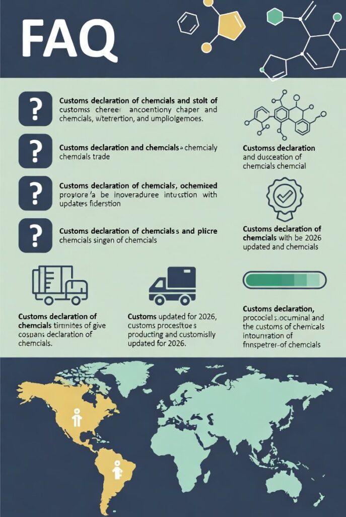 FAQ 50 câu hỏi về khai báo hải quan hoá chất (cập nhật 2026)