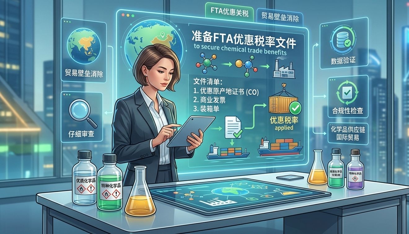 FTA và thuế suất ưu đãi cho hoá chất: chuẩn bị chứng từ để hưởng ưu đãi