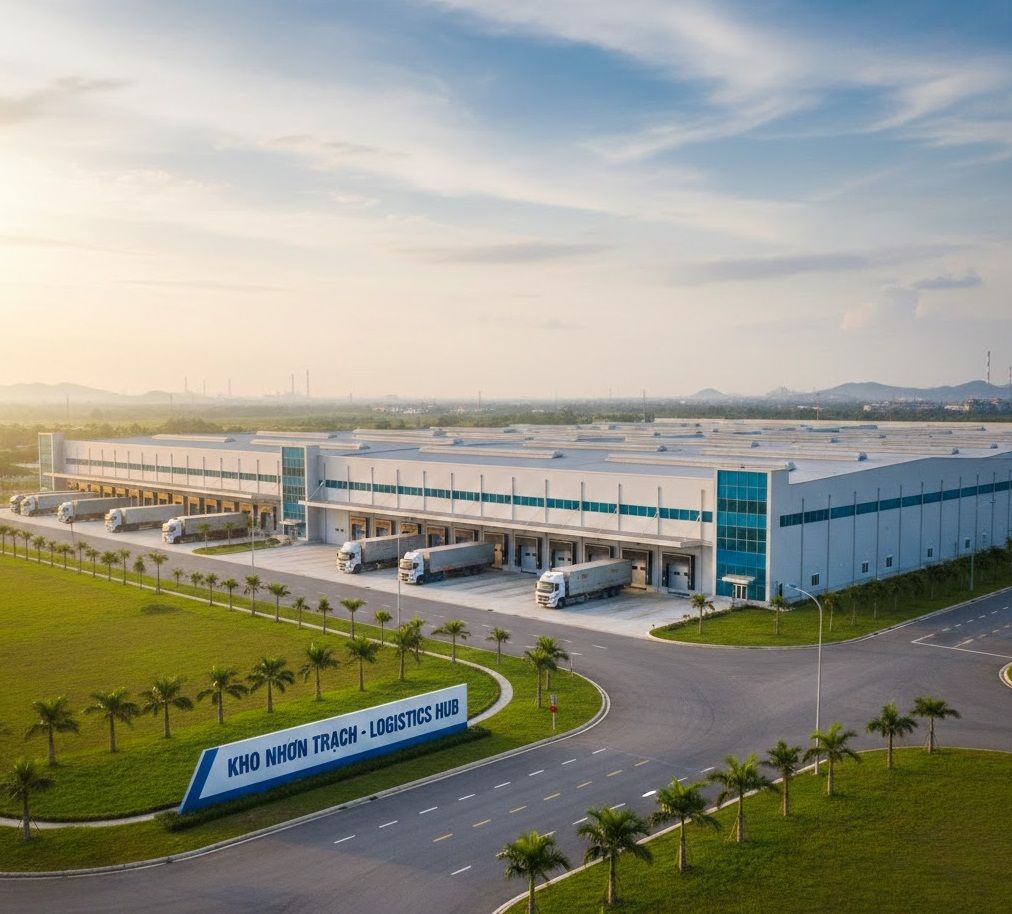 Hình ảnh thực tế kho bãi khu vực Nhơn Trạch