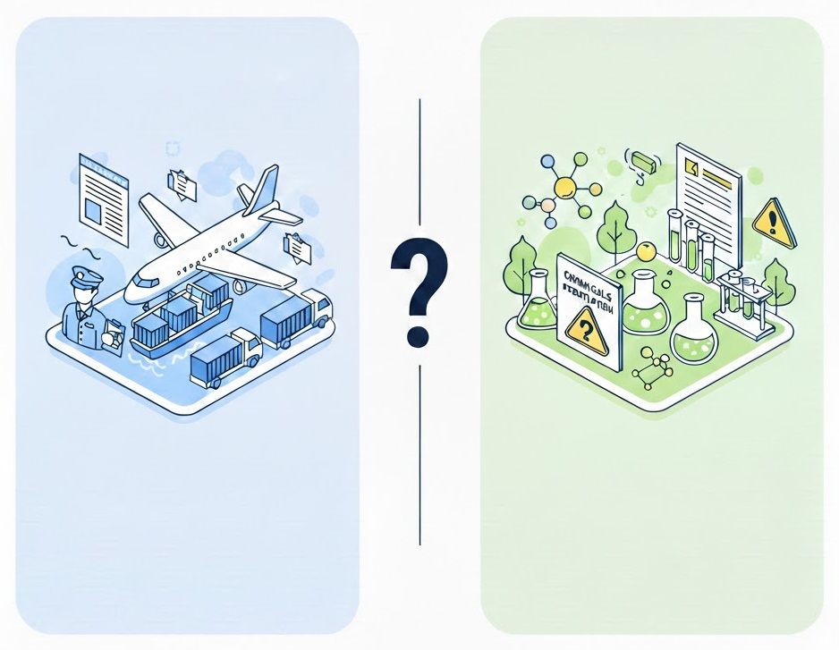 Khai báo hải quan hoá chất là gì? Phân biệt “khai hải quan” và “khai báo hoá chất”