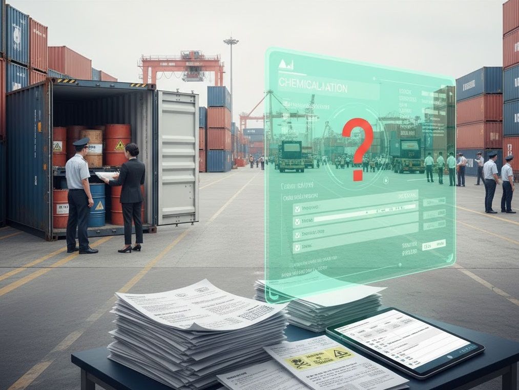 Khi nào bắt buộc phải khai báo hoá chất nhập khẩu trước khi thông quan?