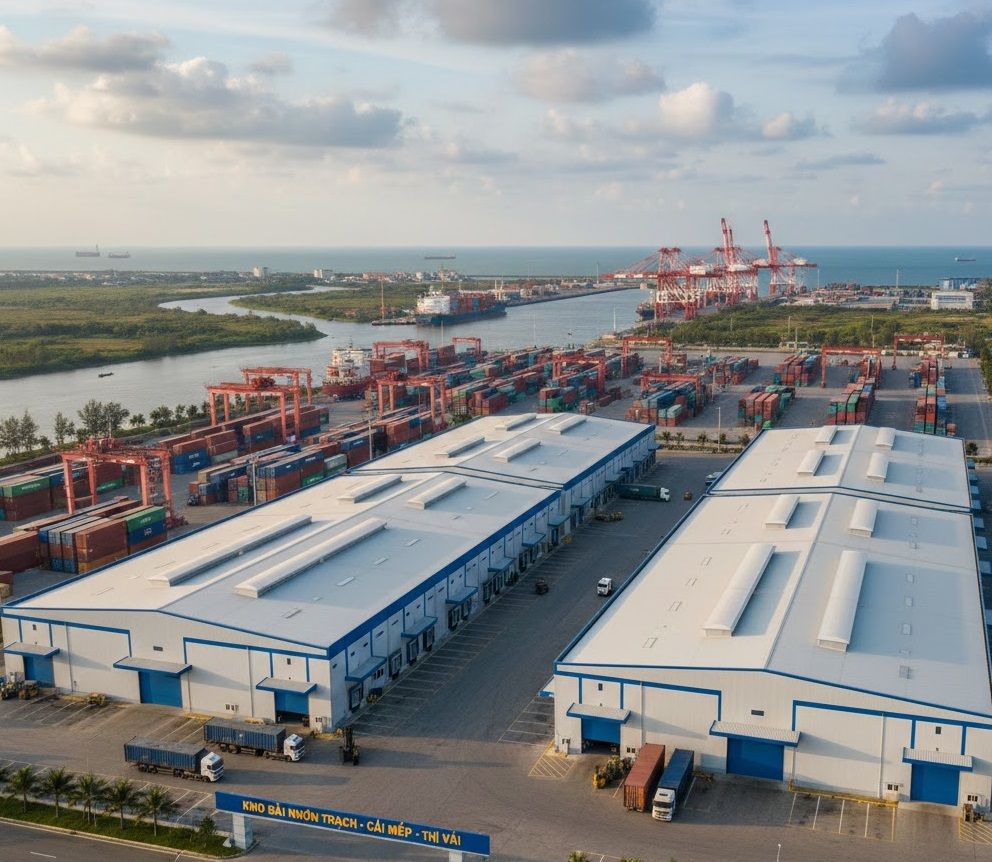 Kho bãi Nhơn Trạch gần cảng Cái Mép – Thị Vải