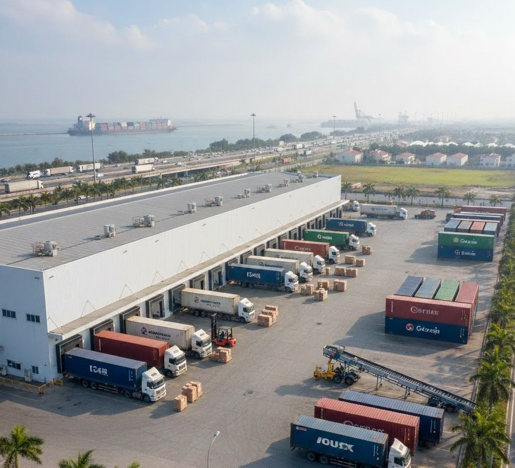 Kho bãi Nhơn Trạch hỗ trợ vận chuyển hàng hóa