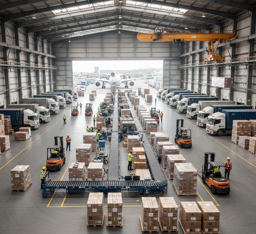 Kho trung chuyển hàng hóa tại Nhơn Trạch