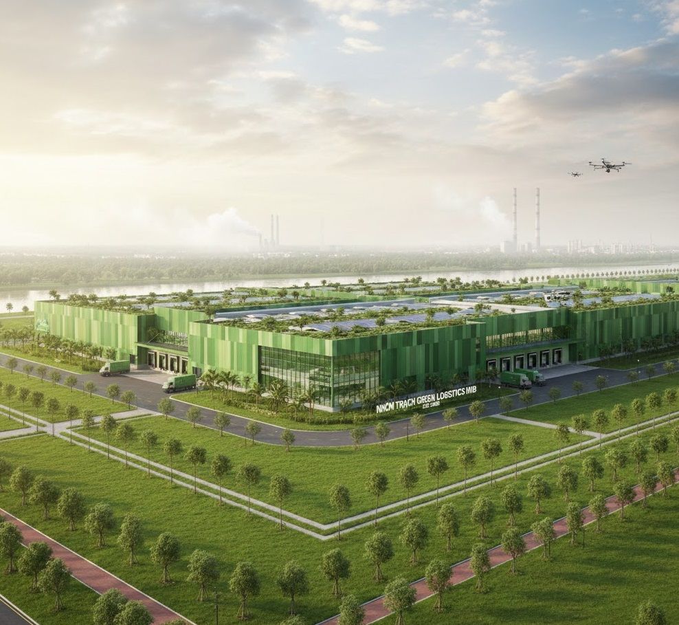 Kho xanh – kho bền vững tại khu vực Nhơn Trạch