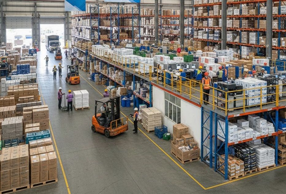 Một ngày vận hành kho bãi tại Nhơn Trạch