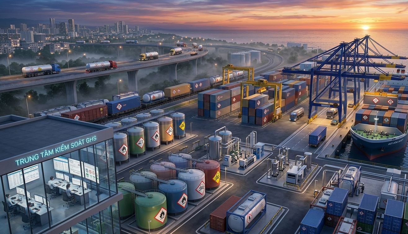 Phân loại nguy hiểm theo GHS ảnh hưởng thế nào tới khai báo và vận chuyển?