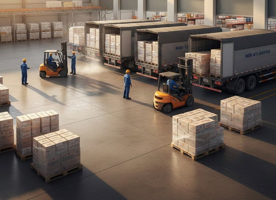 Quy trình xuất – nhập hàng tại kho bãi Nhơn Trạch