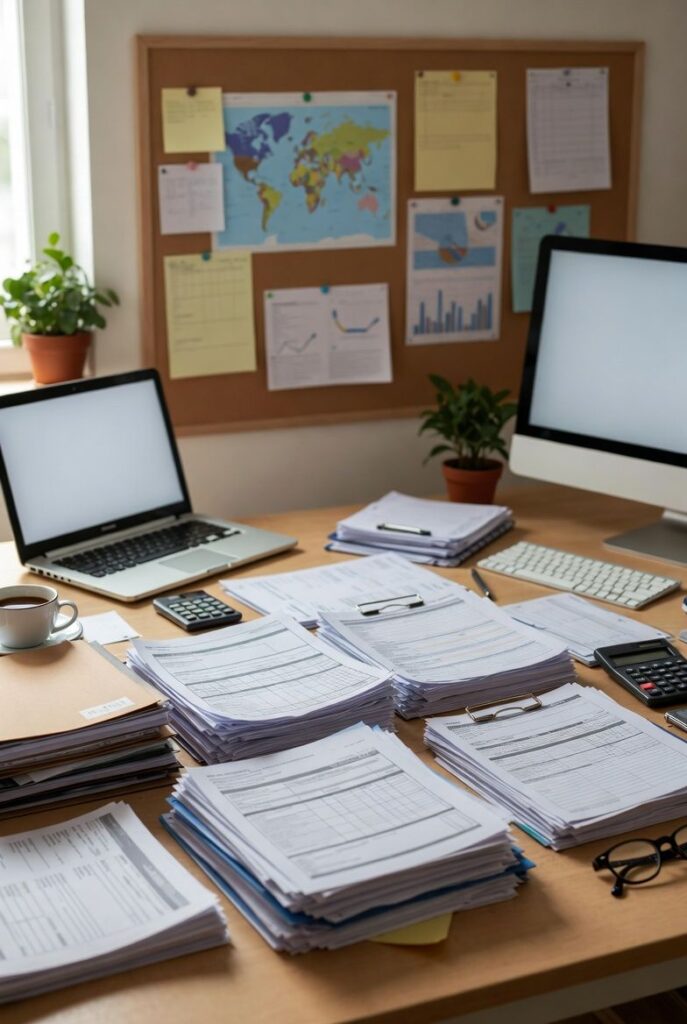 Template quy trình phối hợp mua hàng – chứng từ – khai hải quan