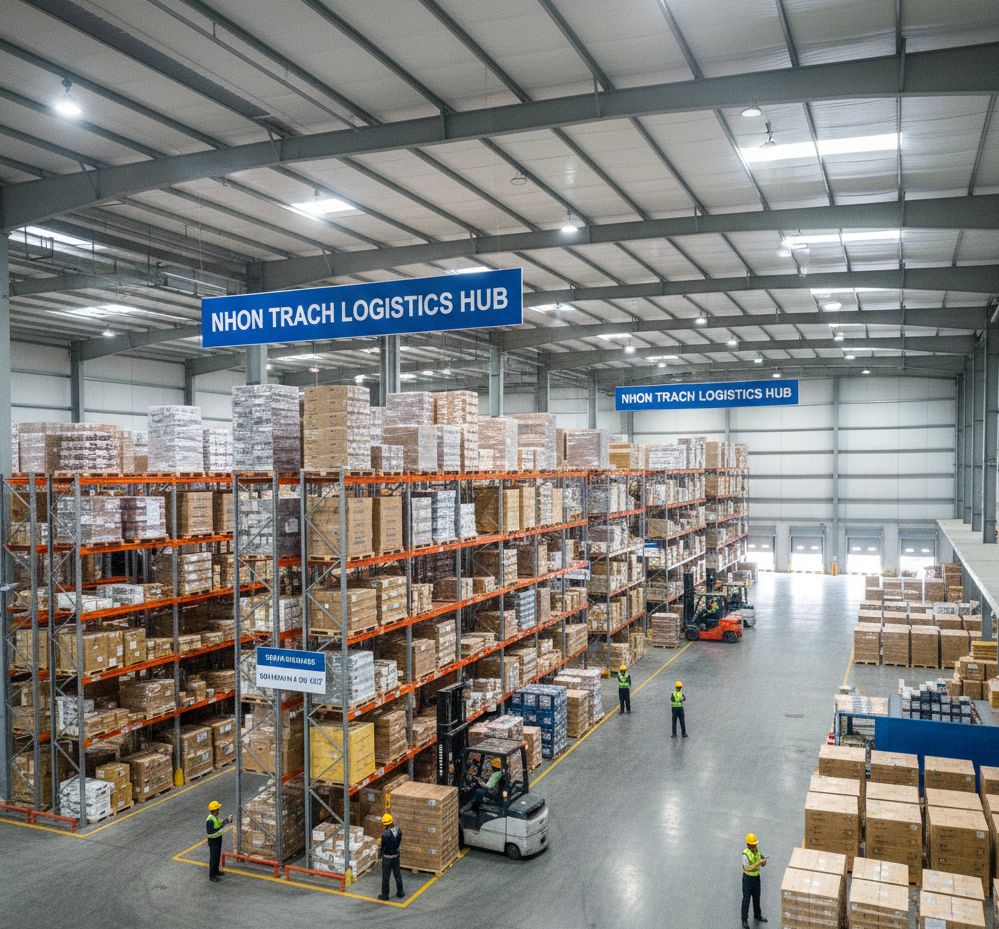 Toàn cảnh hệ thống kho bãi khu vực Nhơn Trạch mới nhất
