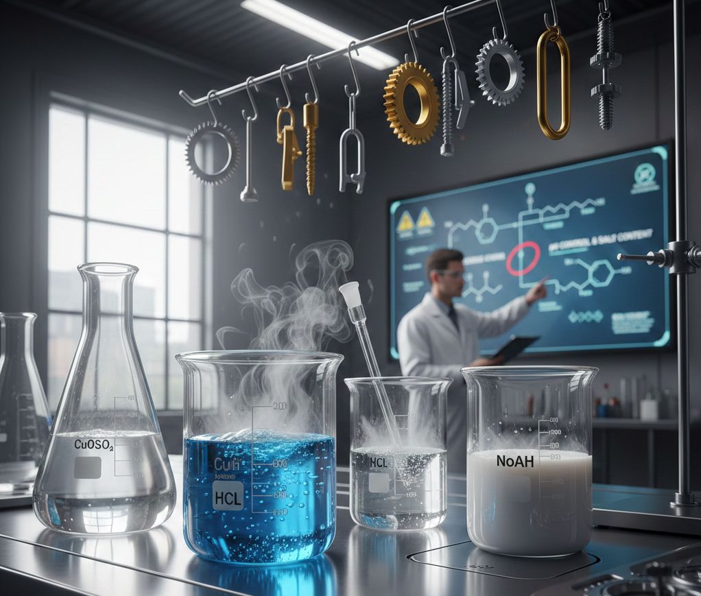 Xi mạ/kim loại: khai báo axit, bazơ, muối kim loại – điểm hay bị kiểm tra